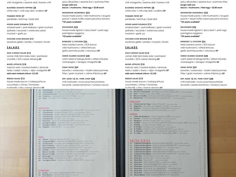 5 Corners Kitchen Menu