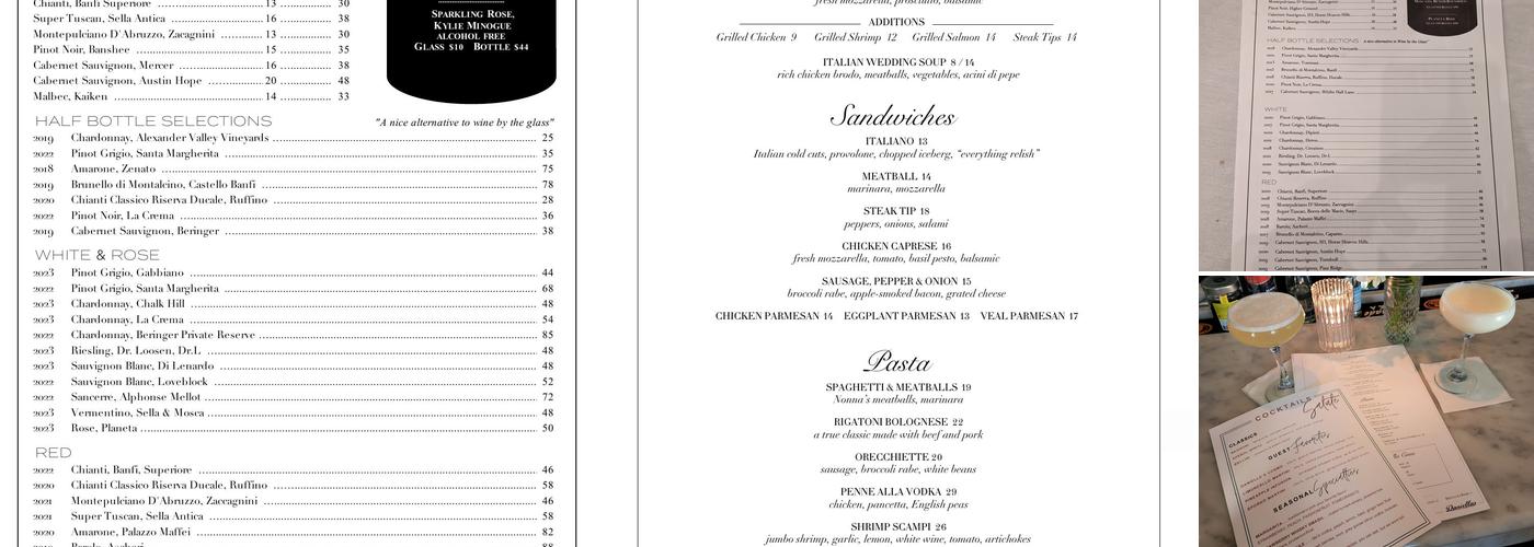 Daniella's Cafe and Market Menu