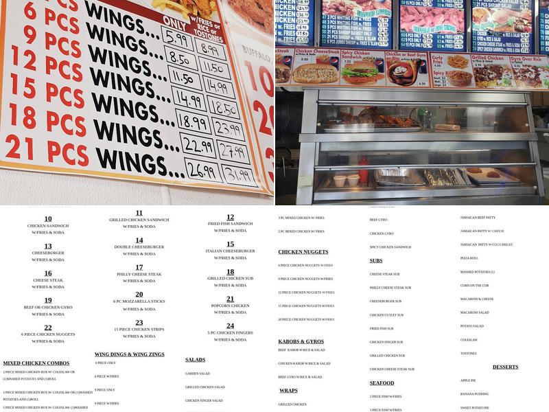 Crown Fried Chicken Menu