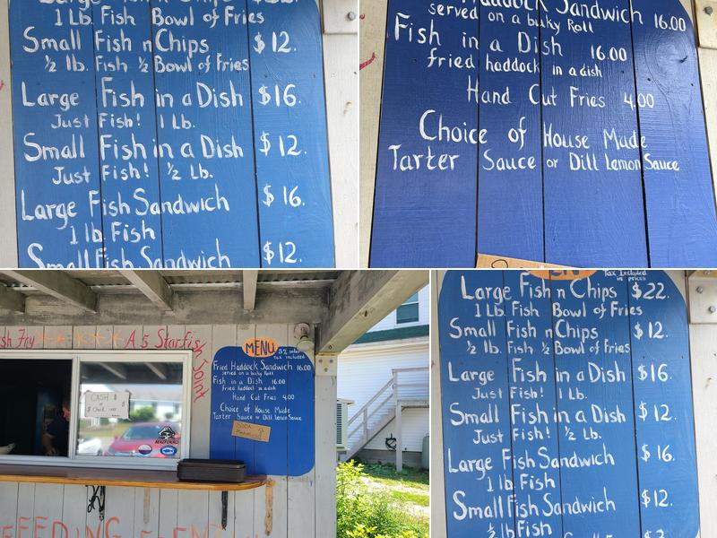 Bet's Fish Fry Menu