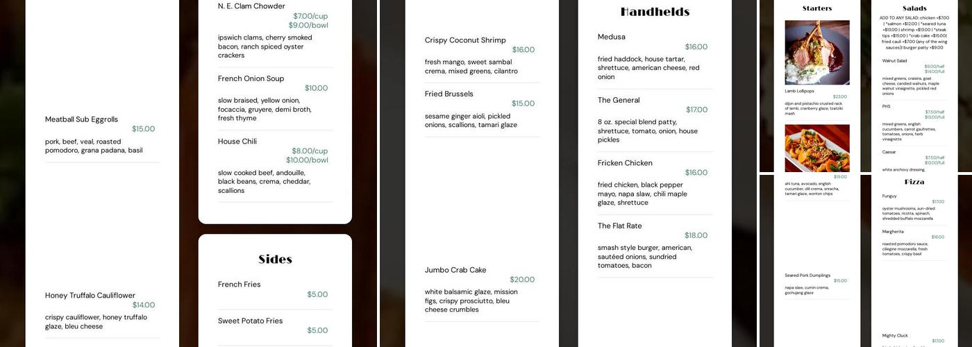 POST Menu