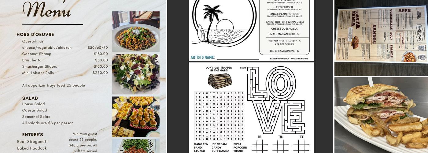 Longboards Restaurant & Bar Menu