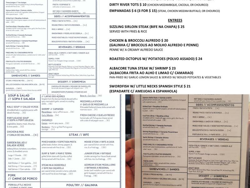 Fall River Grill Menu