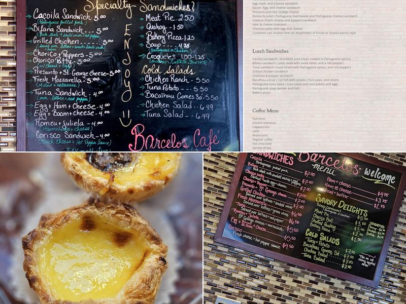 Barcelos Bakery Menu