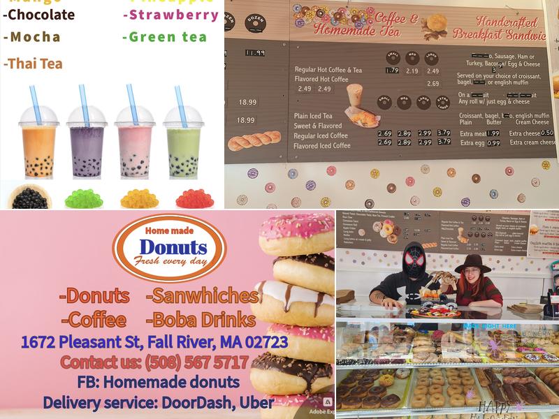 Home Made Donuts Menu