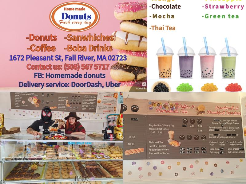 Home Made Donuts Menu