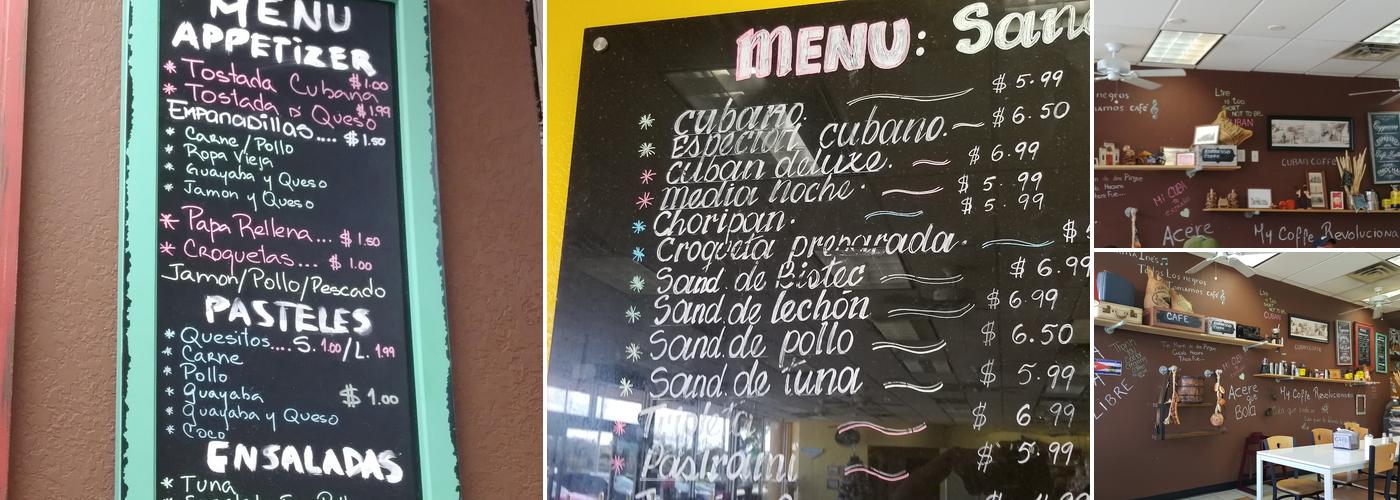 Old Cuban Cafe Express Menu
