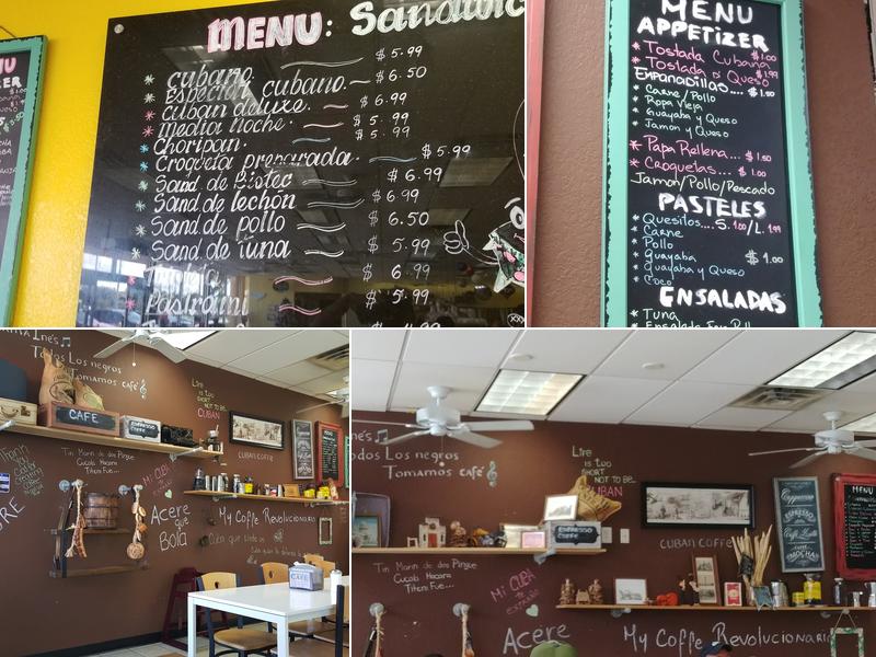 Old Cuban Cafe Express Menu