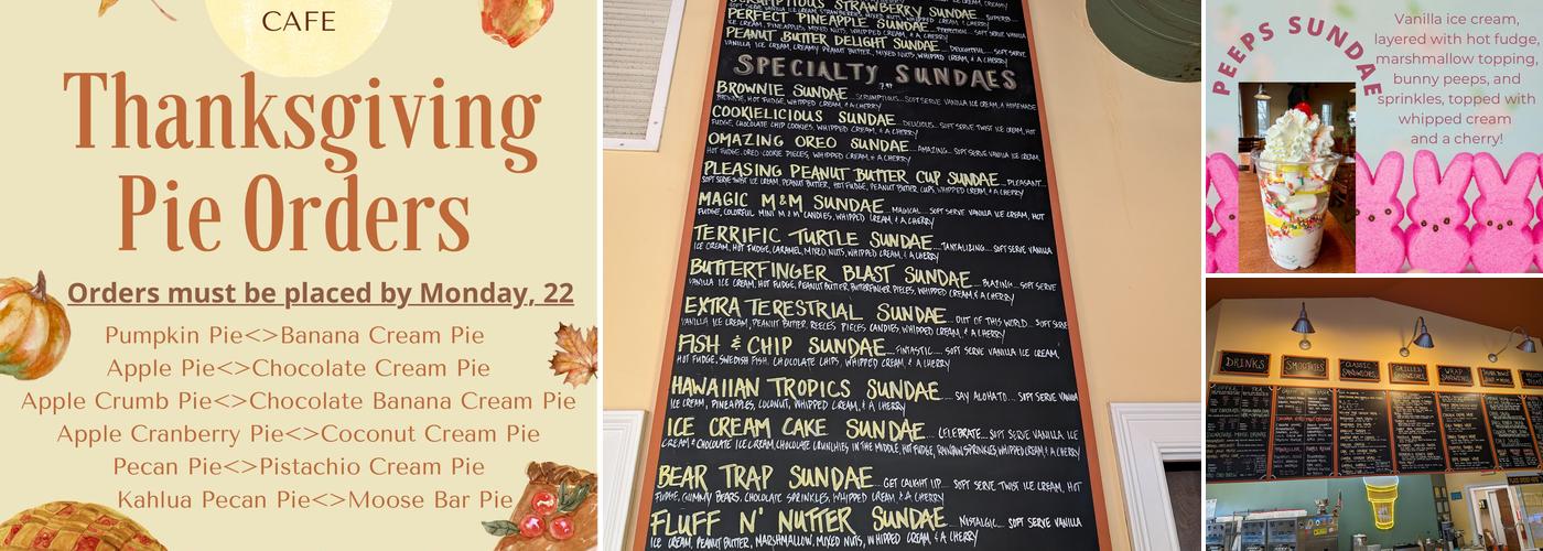 The Moose Café Menu