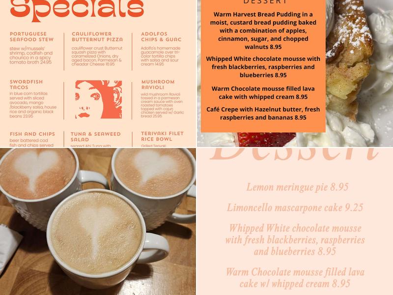 Corner Café Menu