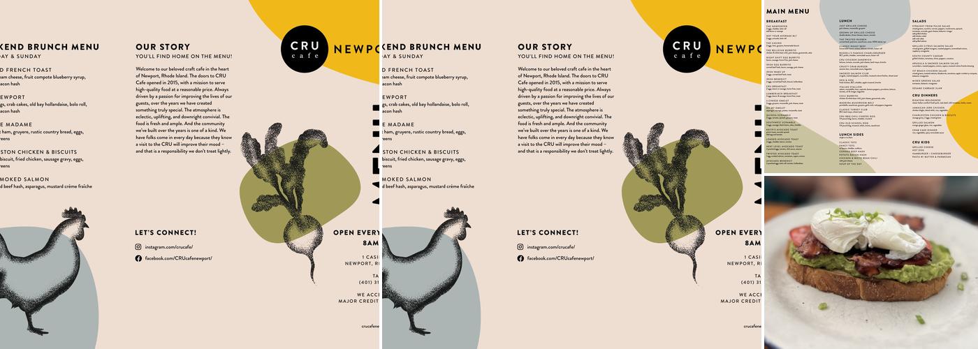 Cru Cafe Menu