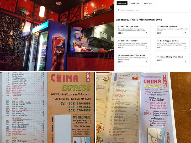China Express Menu