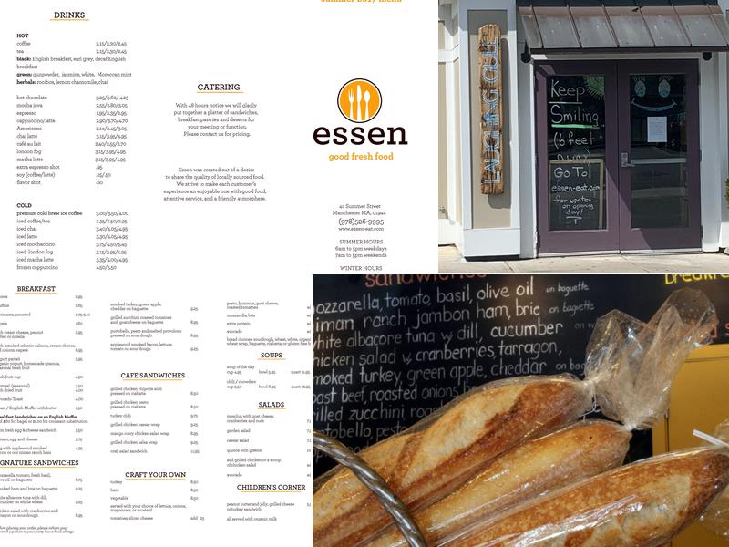 essen Menu
