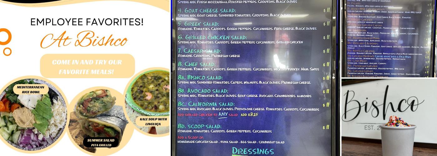 BISHCO Menu