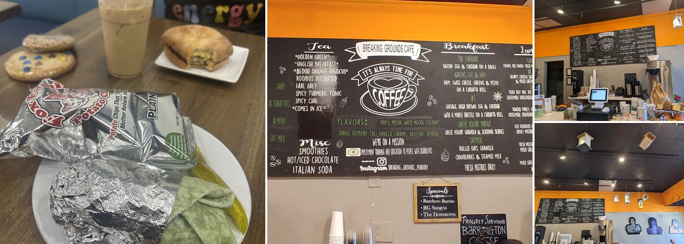 Breaking Grounds Menu