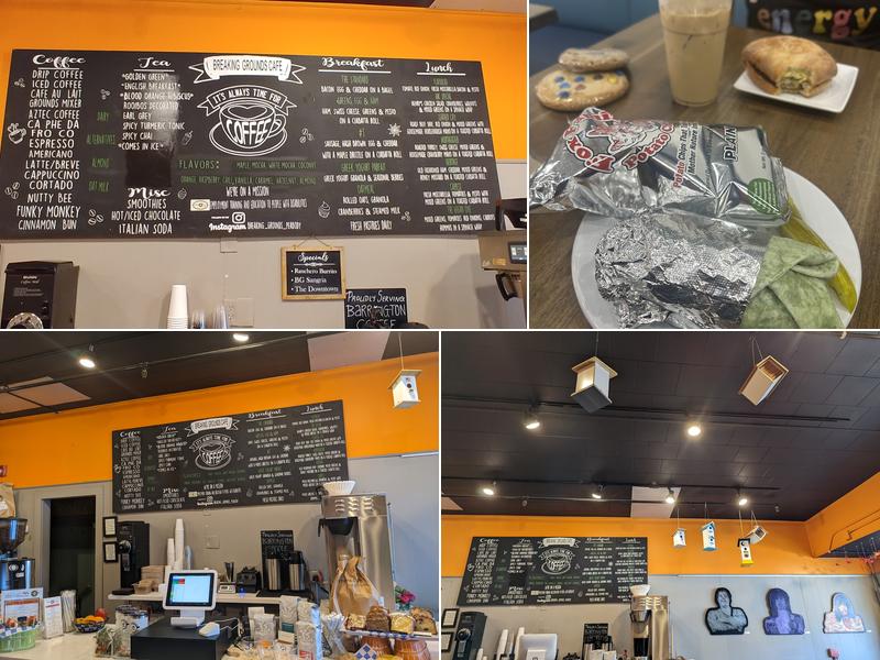 Breaking Grounds Menu