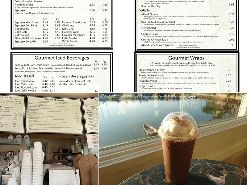 Bean & Leaf Cafe Menu