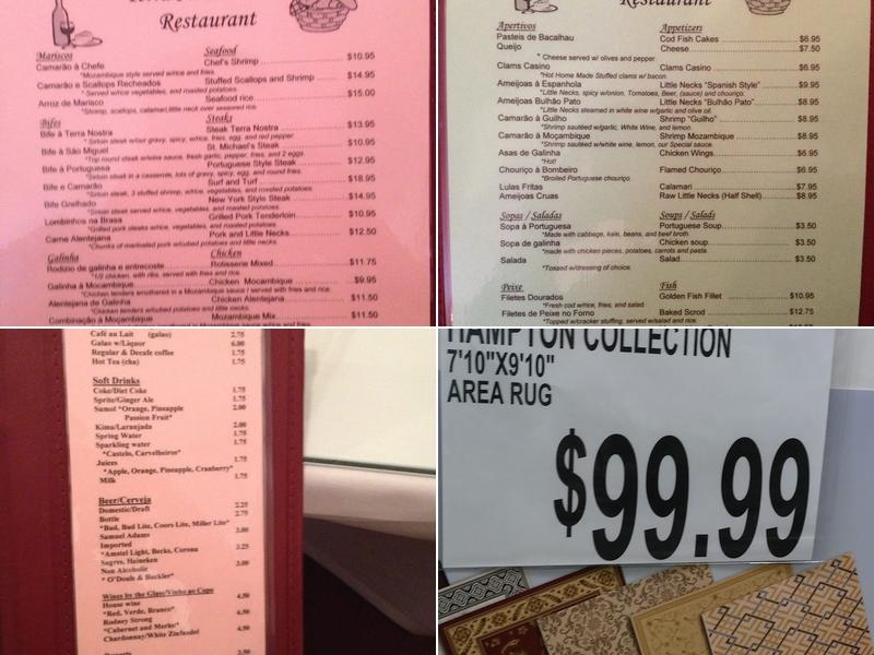 Terra Nostra Restaurant Menu