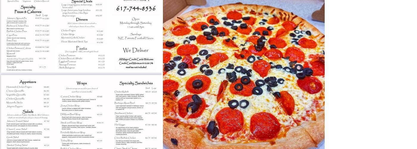 Johnnie's Pizza & Wings Menu