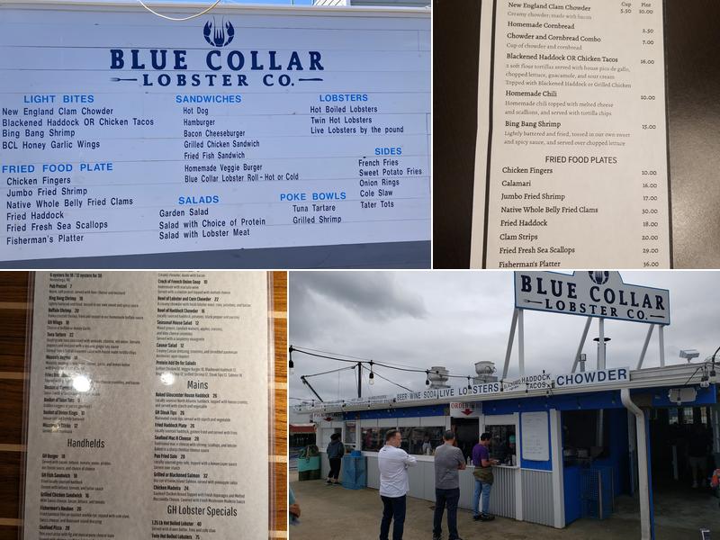Blue Collar Lobster Menu