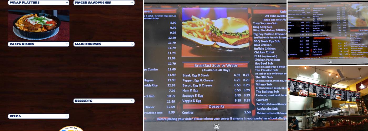 Little Pizza King Menu