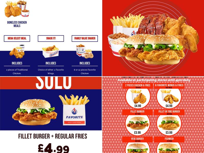 Favorite Chicken & Ribs Coulsdon Menu