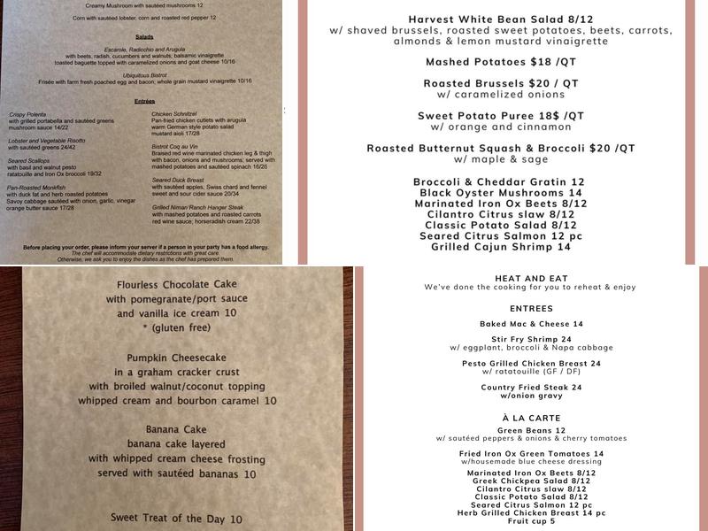 Duckworth's Gloucester Menu