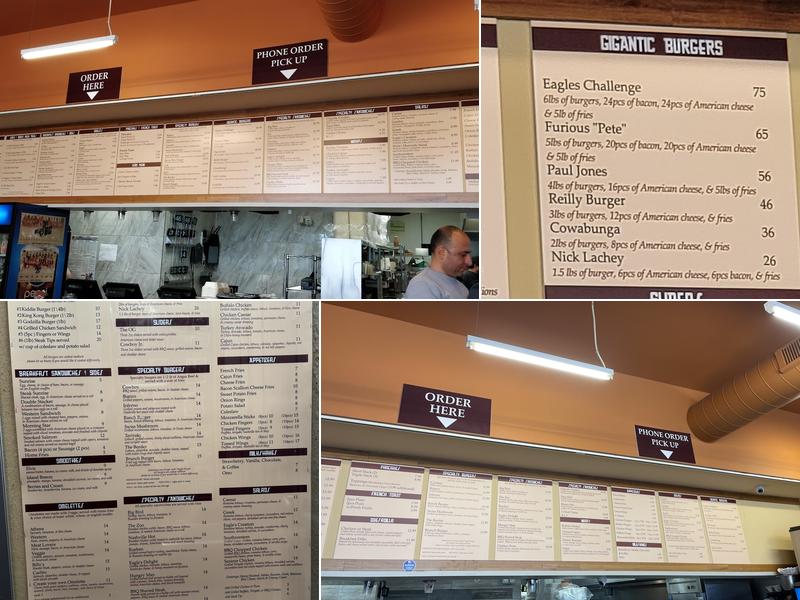Eagle's Deli Menu