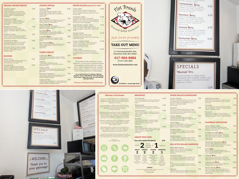 Flat Breads Cafe Menu