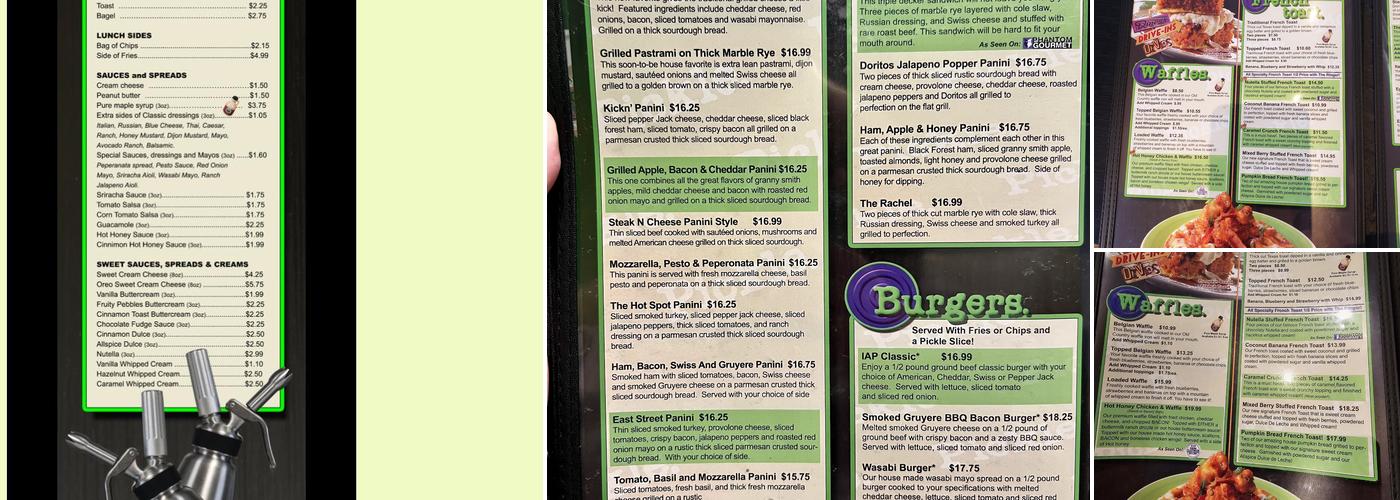 In A Pickle Restaurant Menu