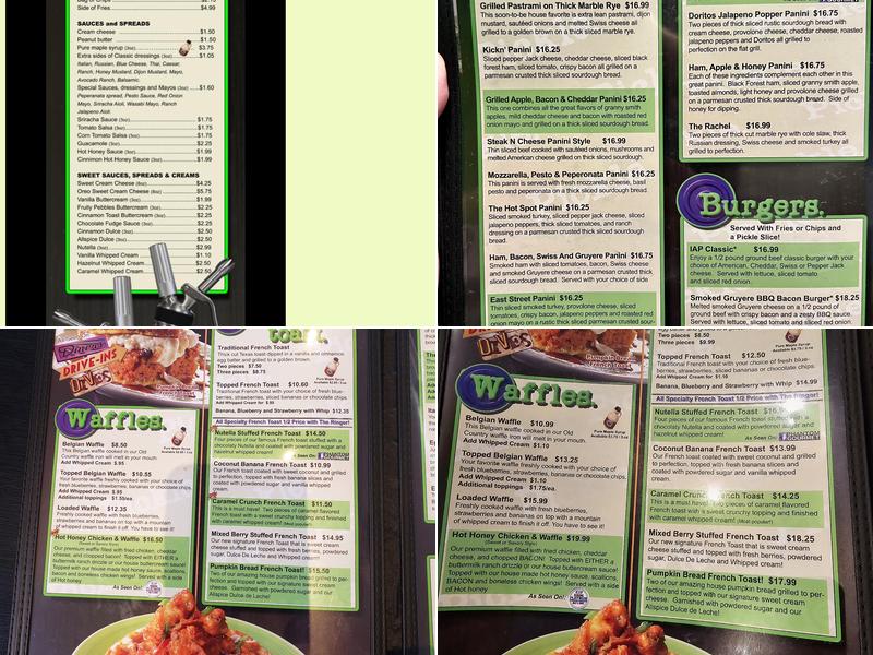 In A Pickle Restaurant Menu