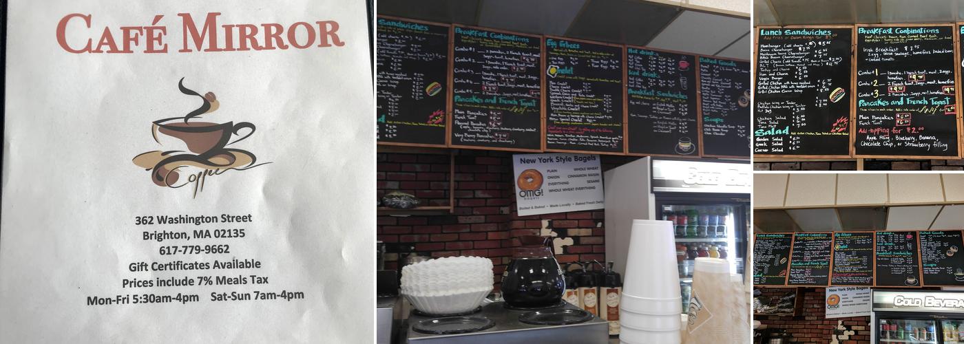 Cafe Mirror Menu