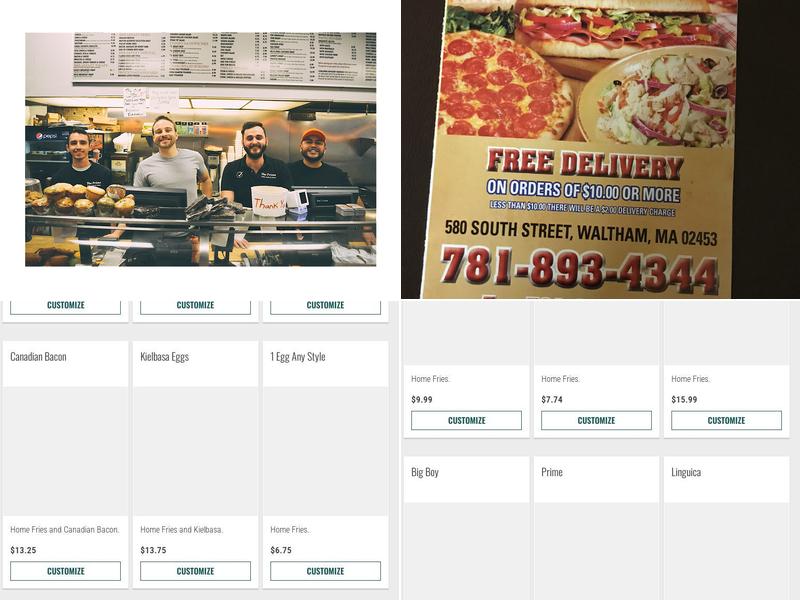 The Prime Deli & Cafe Menu