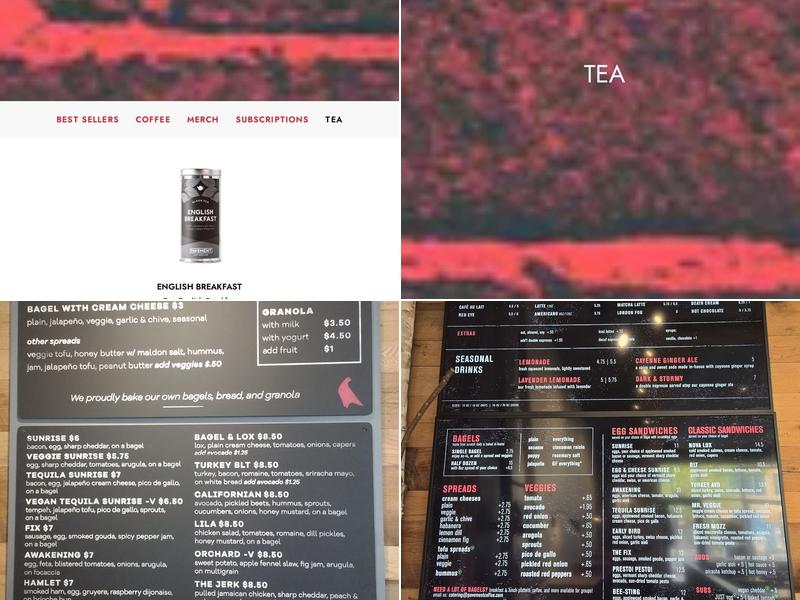 Pavement Coffeehouse - Fenway Menu