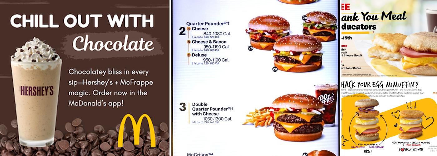 McDonald's Yerington Menu