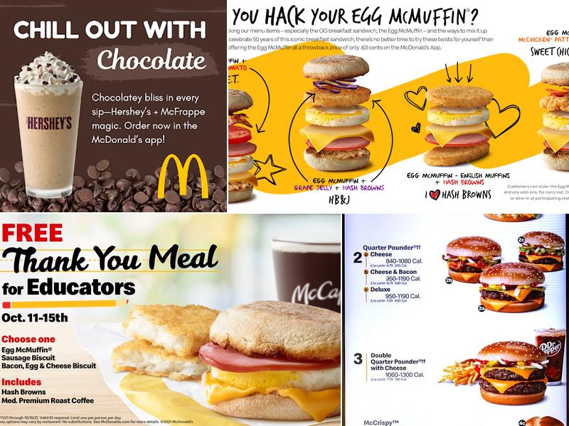 McDonald's Yerington Menu