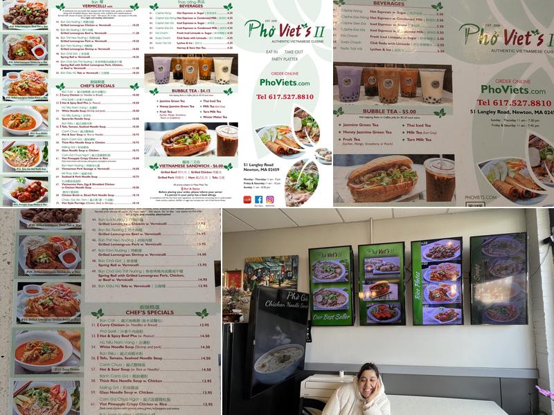 Phở Viet's II Menu