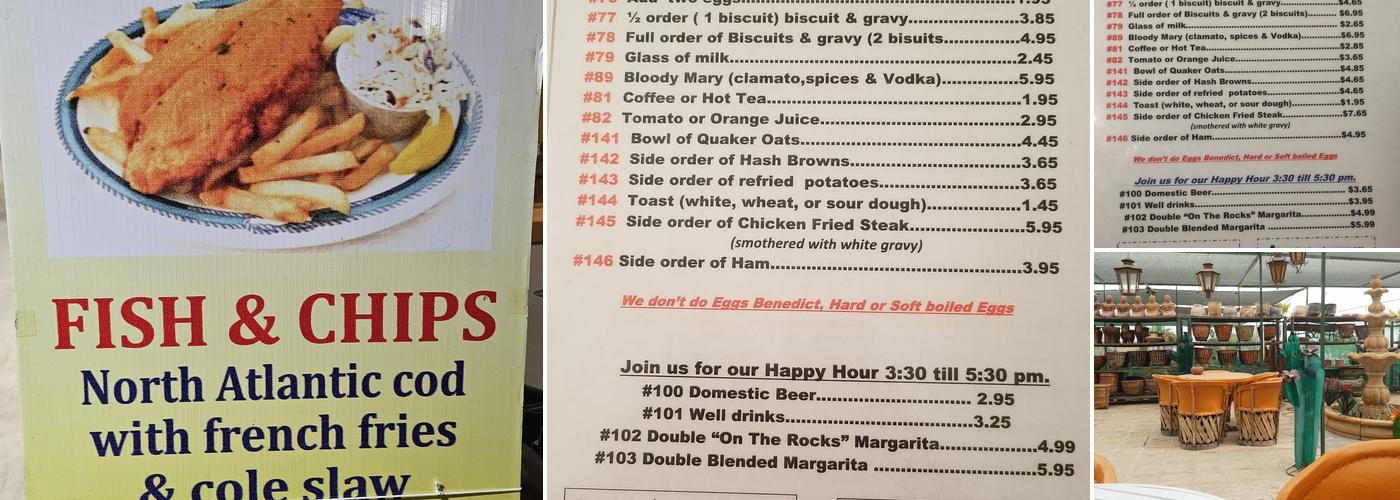 Dos Amigos Menu