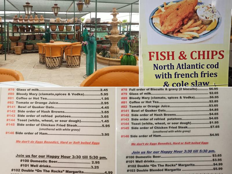 Dos Amigos Menu