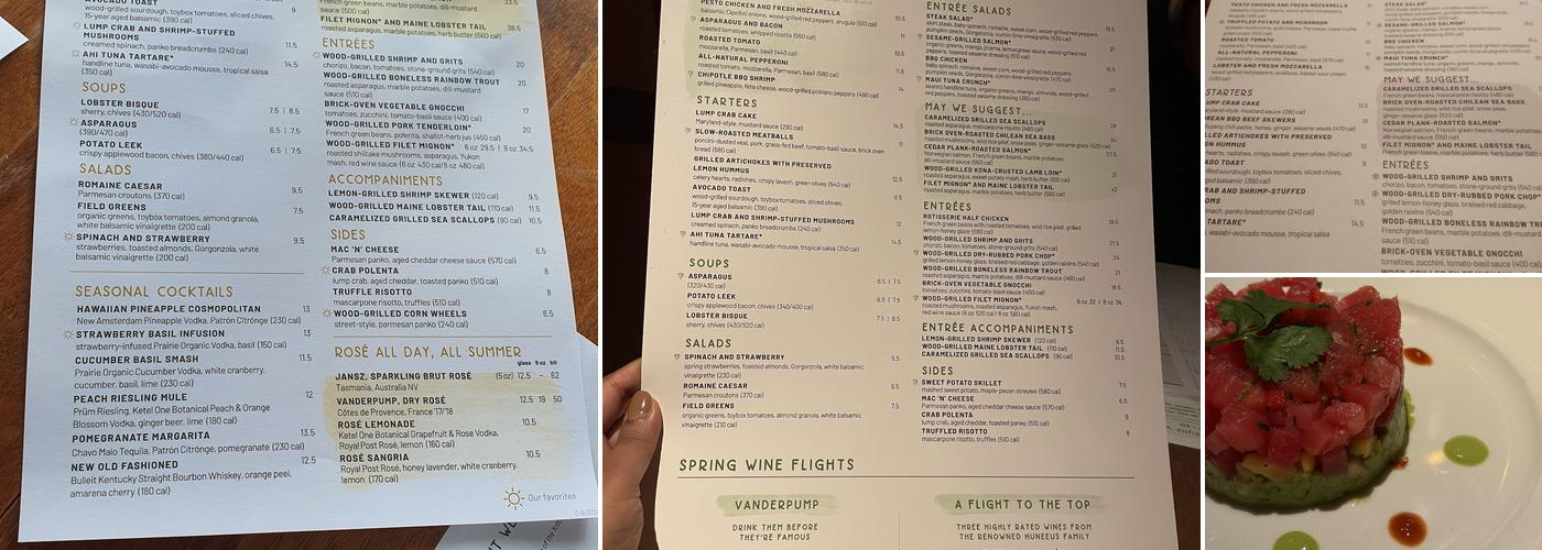 Seasons 52 Menu