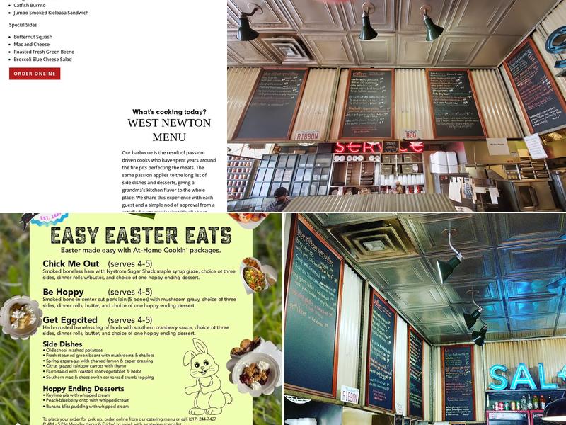 Blue Ribbon BBQ Menu