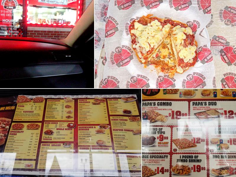Papa's Pizza & BBQ Menu