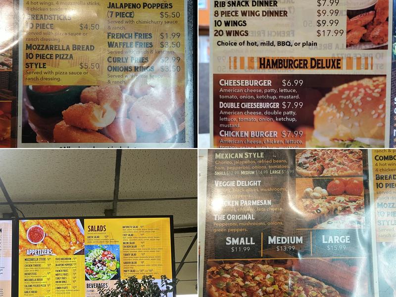 Chicago's Pizza Menu