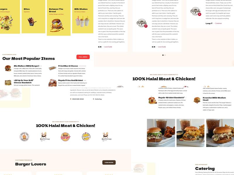 Royale with Cheese Menu