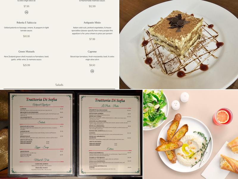 Trattoria Di Sofia Menu