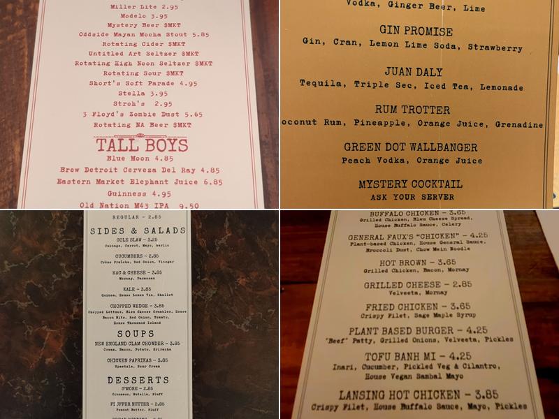 Green Dot Stables Menu