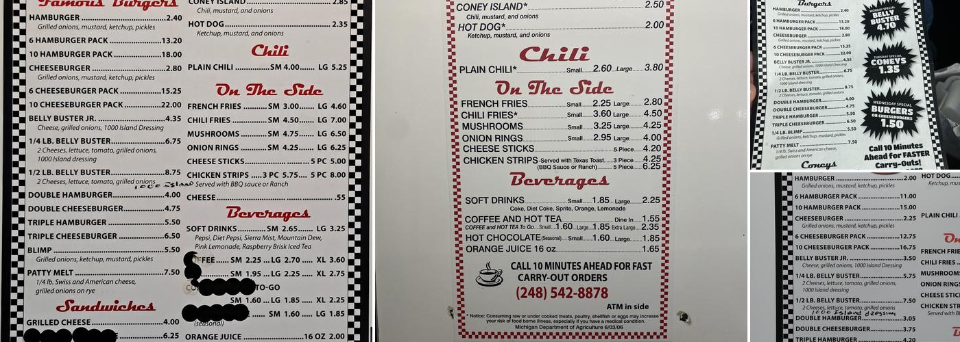 Brayz Hamburger Menu