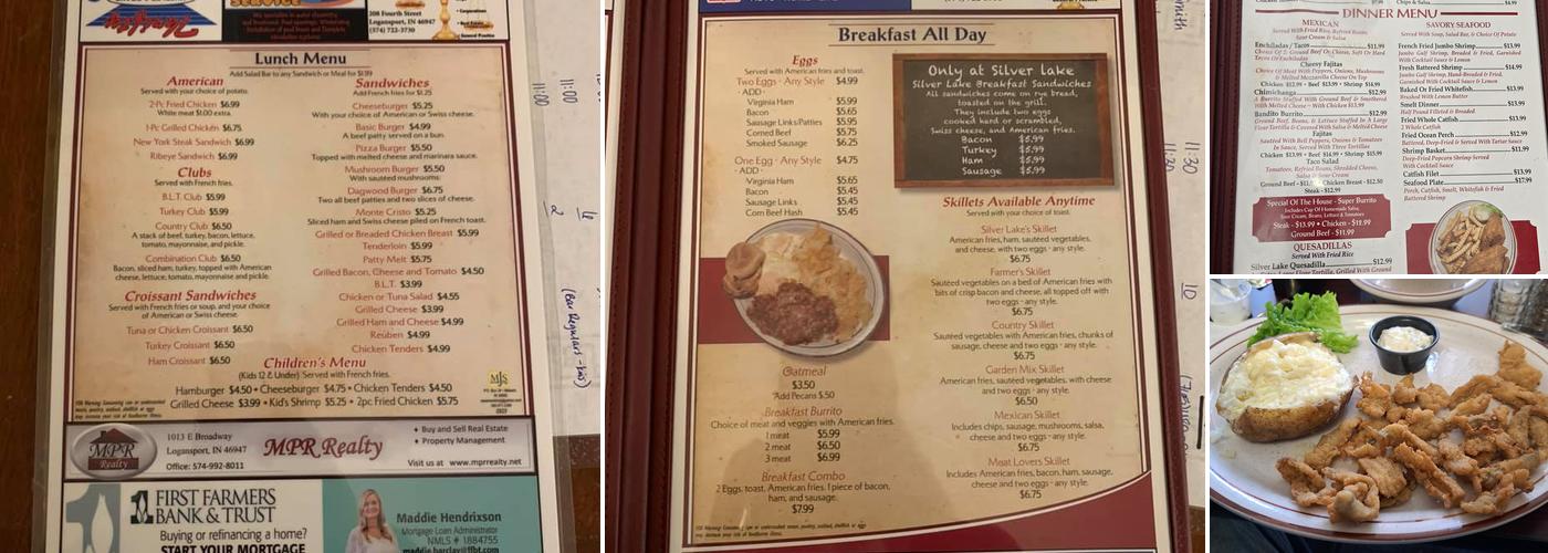 Silver Lake Menu