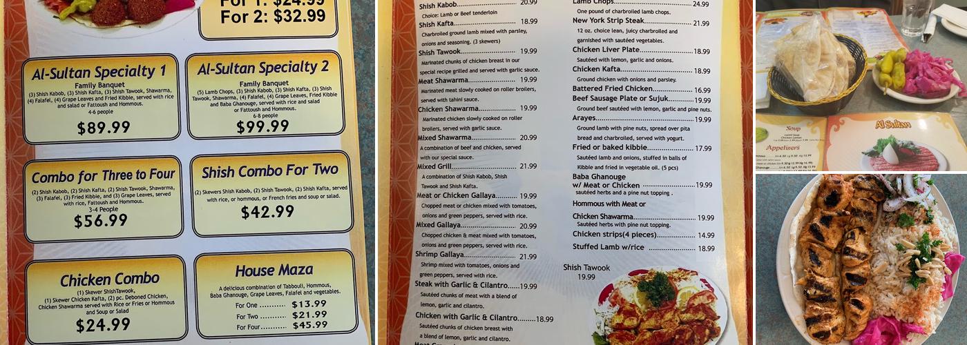 Al Sultan Restaurant Menu