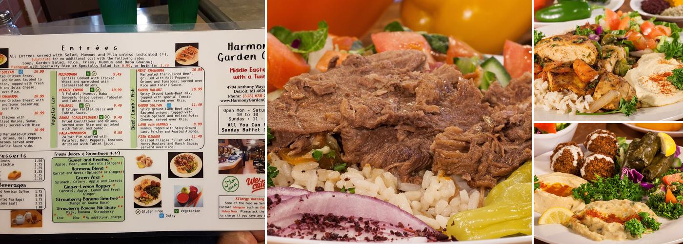 Harmony Garden Cafe Menu